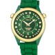 Reloj Tous Tender Time de acero IP dorado con correa de silicona verde 100350575