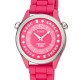 Reloj Tous Tender Time de acero con correa de silicona rosa 100350580