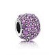 Charm Pandora Pavé Gotas moradas