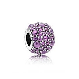 Charm Pandora Pavé Gotas moradas