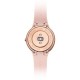 Reloj Tous Rond Connect de acero IP rosado con correa de silicona nude 100350685