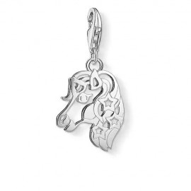 THOMAS SABO  Charm Unicornio cabeza lisa 1394-001-12