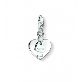 THOMAS SABO  Charm  Corazones Mom-Dad 1452-001-21