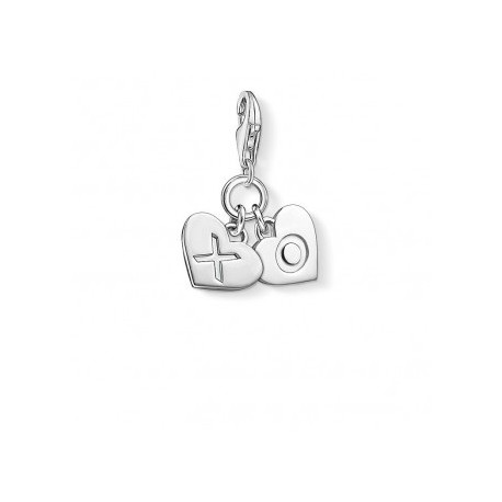 THOMAS SABO  Charm Dos Corazones X O 1314-001-12