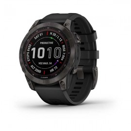 GARMIN fēnix® 7 – Sapphire Solar Edition Titanio Zafiro Solar Negro Carbon DLC  010-02540-21