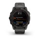 GARMIN fēnix® 7X – Sapphire Solar Edition Zafiro Solar Negro Carbón Titanio DLC con Correa Titanio DLC  51mm 010-02541-27