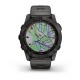 GARMIN fēnix® 7X – Sapphire Solar Edition Zafiro Solar Negro Carbón Titanio DLC con Correa Titanio DLC  51mm 010-02541-27