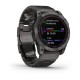 GARMIN fēnix® 7X – Sapphire Solar Edition Zafiro Solar Negro Carbón Titanio DLC con Correa Titanio DLC  51mm 010-02541-27