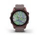 GARMIN fēnix® 7S – Sapphire Solar Edition Zafiro Solar Cocoa Titanio 42mm  010-02539-29