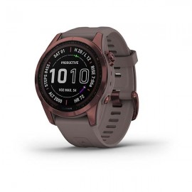 GARMIN fēnix® 7S – Sapphire Solar Edition Zafiro Solar Cocoa Titanio 42mm  010-02539-29