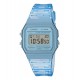 Reloj Casio Collection Transparente azul F-91WS-2EF