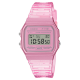 Reloj Casio Collection Transparente rosa F-91WS-4EF