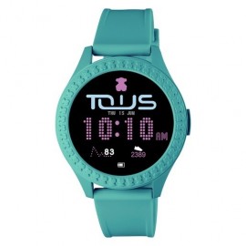 Reloj Tous Smarteen Connect con correa de silicona verde 200350993