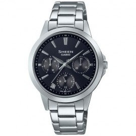 Reloj Casio Sheen esfera negra SHE-3516D-1AUEF