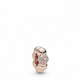 Pandora Separador en Rose Cuentas Lisas y en pavé 788310CZ