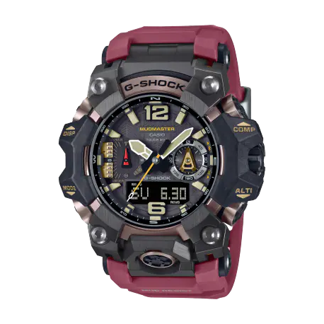 Reloj Casio ROJO MASTER OF G TIERRA MUDMASTER GWG-B1000-1A4