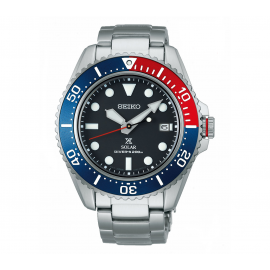 Reloj SEIKO Prospex Diver's Solar 42,8mm azul y rojo SNE591P1