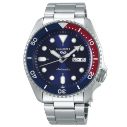 Reloj SEIKO 5 Sports Automático Sports Bisel Azul y Rojo