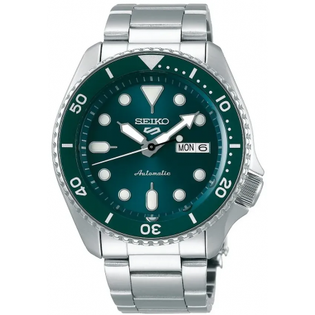 Reloj SEIKO 5 Sports Automático Sports Bisel Verde SRPD61K1