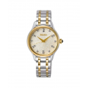 Reloj SEIKO Ladies Bicolor esfera con diamantes SRZ550P1