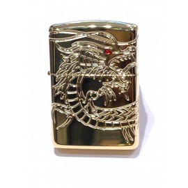 ZIPPO Limited Dragon Multi-cut armor gold plated