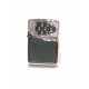 ZIPPO Logo armor high polish chrome unzipped 2-sided