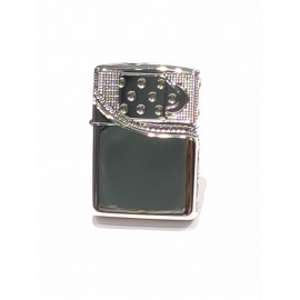 ZIPPO Logo armor high polish chrome unzipped 2-sided