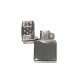 ZIPPO Logo armor high polish chrome unzipped 2-sided