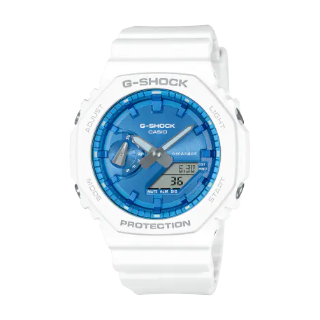 Casio G-Shock Octogonal Blanco Series GA-2100WS-7AER