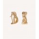 Vidal & Vidal Pendientes Circonitas finas Chapado Oro 18k X2867A