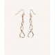 Vidal & Vidal Pendientes espirales Chapado Oro 18k G3548