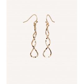 Vidal & Vidal Pendientes espirales Chapado Oro 18k G3548