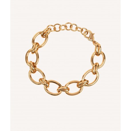 Vidal & Vidal Pulsera Eslabones Chapado Oro 18k X4643516