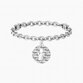 Kidult Pulsera de acero mujer  ÁNGEL | PROTECCIÓN ES731972