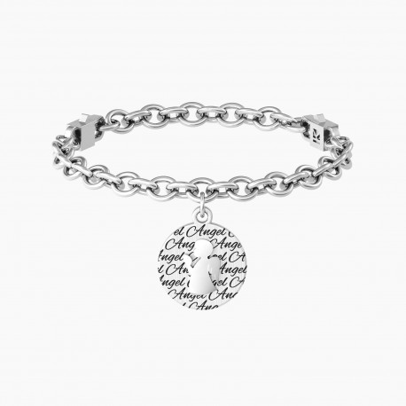 Kidult Pulsera de acero mujer  ÁNGEL | PROTECCIÓN ES731972