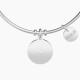 Kidult Pulsera de acero mujer con colgante redondo WAITING FOR YOU ES731287