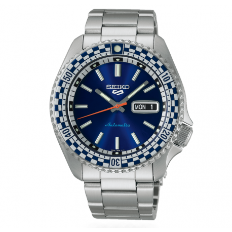 Reloj SEIKO 5 Sports Automático reedición Rally Diver azul SRPK65K1