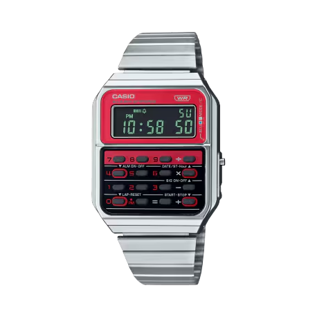 Reloj CASIO Edgy Collection  rojo CA-500WE-4B