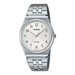 Reloj Casio Collection Timeless esfera blanca