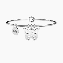 Kidult Pulsera mujer de acero con colgante mariposa. MARIPOSA | CARPE DIEM ES231591