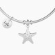 Kidult Pulsera mujer de acero con colgante estrella de mar. ESTRELLA DE MAR | SUERTE ES231599