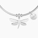 Kidult Pulsera mujer de acero con colgante libélula. DRAGONFLY | SPONTANEITY ES731078