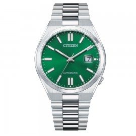 Reloj Citizen Mecánico Tsuyosa esfera verde NJ0150-81X