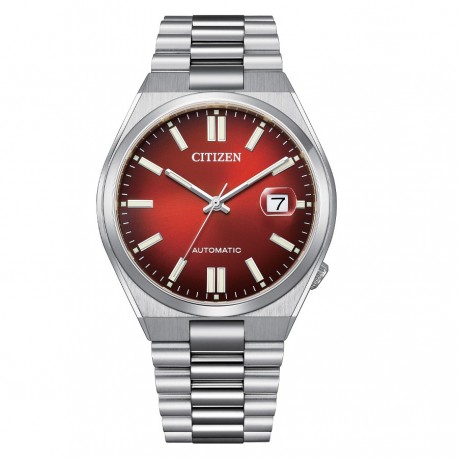 Reloj Citizen Mecánico Tsuyosa esfera roja NJ0150-56W