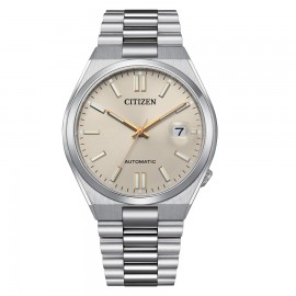 Reloj Citizen Mecánico Tsuyosa beige NJ0151-88W