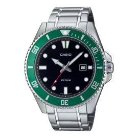 Reloj Casio Bisel Verde Colección CASIO ESTÁNDAR MDV-107D-3AVEF