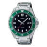 Reloj Casio Bisel Verde Colección CASIO ESTÁNDAR MDV-107D-3AVEF