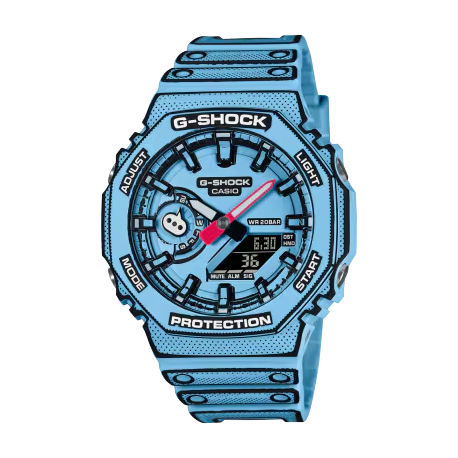 CASIO G-SHOCK MANGA AZUL GA-2100MNG-2A