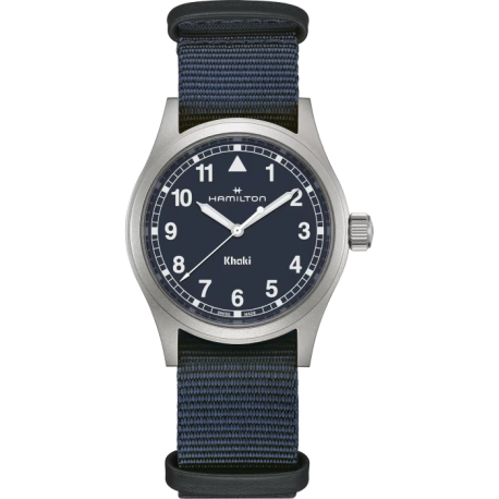 Reloj Hamilton Khaki Field Azul Cuarzo 38 mm  H69401940