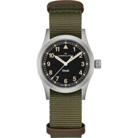 Reloj Hamilton Khaki Field Cuarzo 33 mm correa verde H69301930